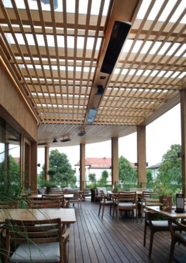 Vision - Kopie Restaurant - Infrared radiant heaters