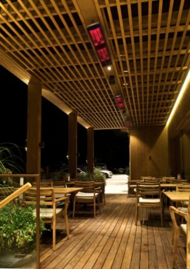 Vision - Kopie Restaurant - Infrared radiant heaters