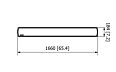 Vision 3200W Collection - Technical Drawing / Front by Heatscope Heaters