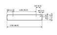 Weathershield 5 White Accessorie - Technical Drawing / Front by Heatscope Heaters
