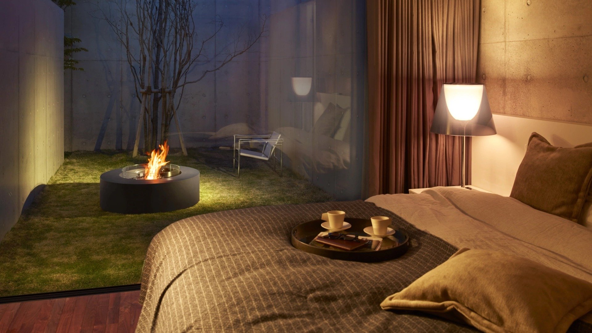 Outdoor fire tables